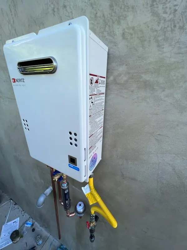 Tankless water heater installation for Vannoy Park homes
